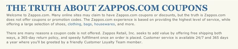 Zappos Trustmarks