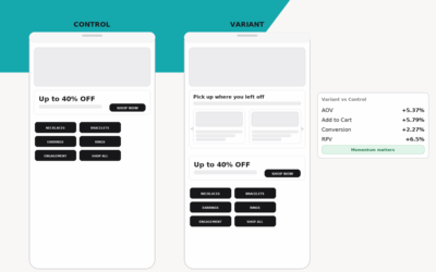 Home Page “Recently Viewed” Module Case Study: +24.3% RPV Lift